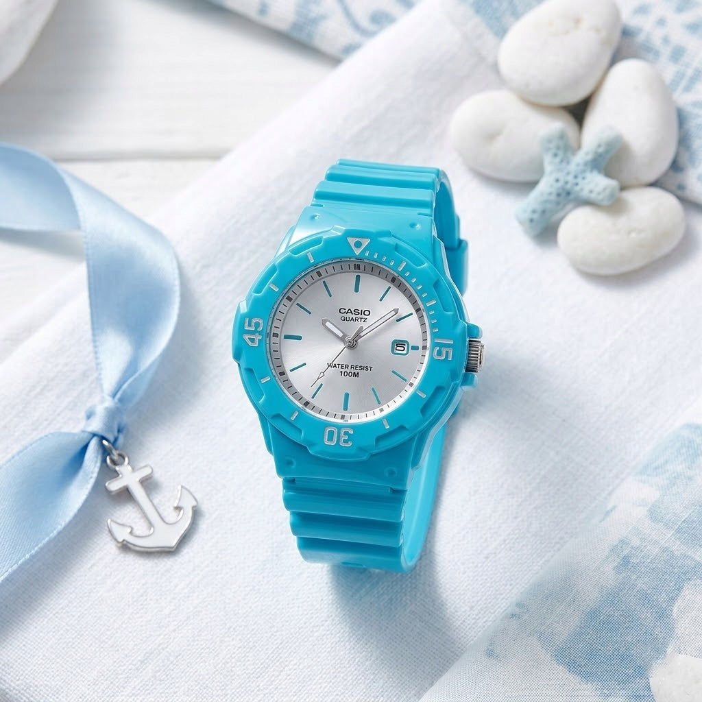 Children's watch Casio for girls MAYA-2E3 with ENGRAVING waterproof Brand CASIO