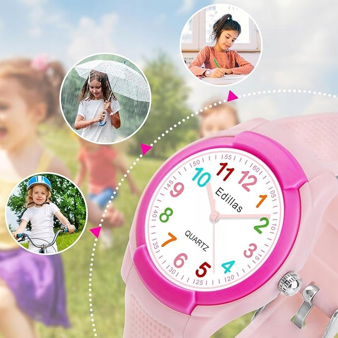 Children's watch Edillas ANALOG GIRLS RUBBER WITH BOX 8817L R1 Brand no brand