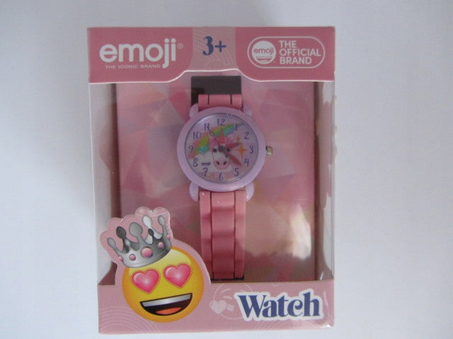 Children's watch Emoji pink