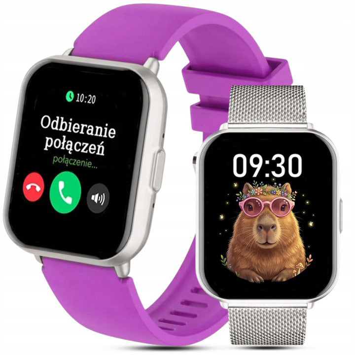 Children's watch GIFT SMARTWATCH RUBICON with CONVERSATIONS MENU PL