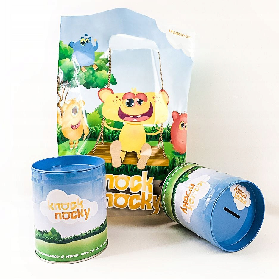 Children's watch KNOCK NOCKY blue + piggy bank Brand KNOCK NOCKY