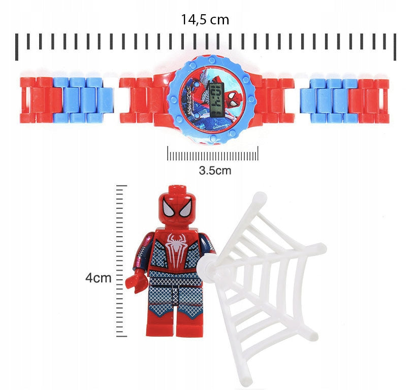 Children's watch LEGO SPIDERMAN watches for children boy bricks Brand no brand
