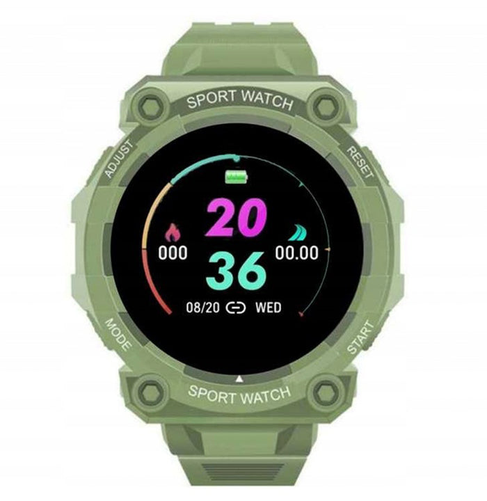 Children's watch / MK-Tech / smartwatch / pedometer / heart rate monitor / green Packaging status original