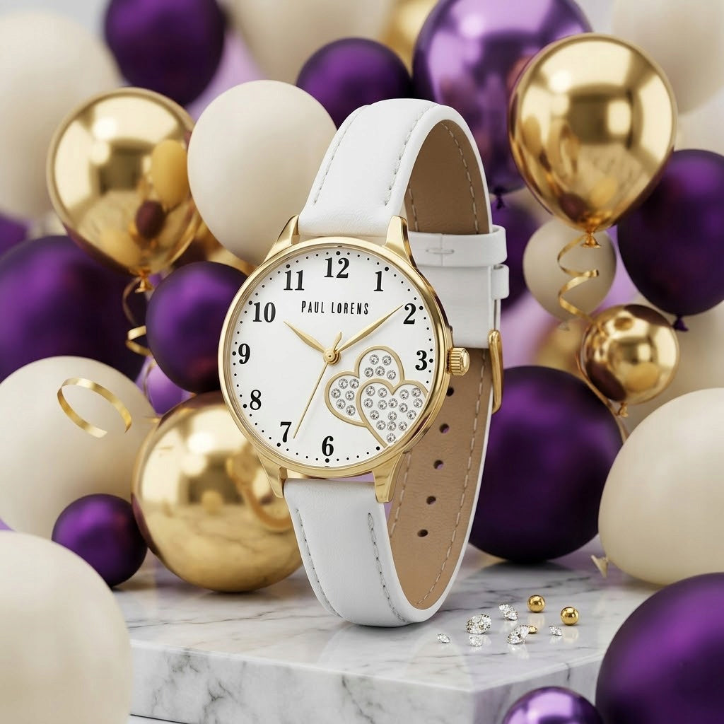 Children's watch Paul Lorens MILA gift for girl 2 leather straps Brand Paul Lorens