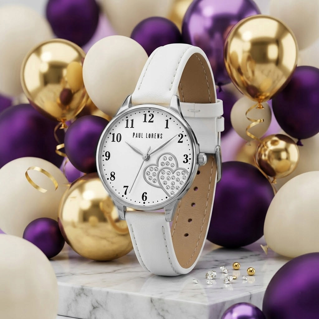 Children's watch Paul Lorens MILA gift for girl 2 leather straps Brand Paul Lorens