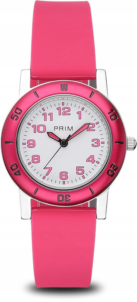 Children's watch Prim Clown edice 03 for girls white strap