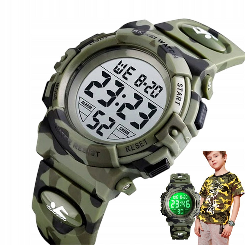 Children's watch SKMEI electronic many camo functions