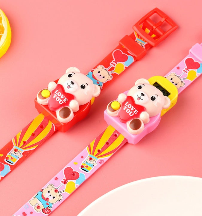 Children's watch / SKMEI / electronic / red / BEAR EAN (GTIN) 5904094372522