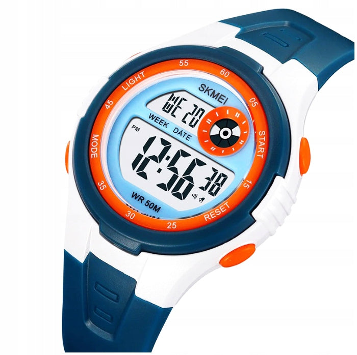 Children's watch SKMEI electronic sports stopwatch alarm date 12/24