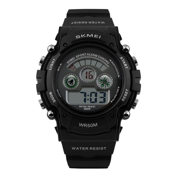 Children's watch SKMEI electronic stopwatch 12/24