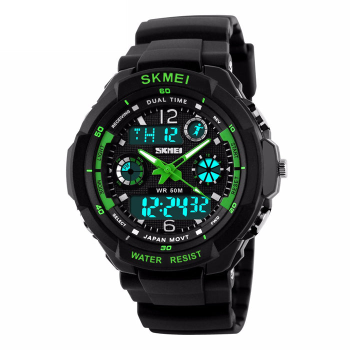 Children's watch SKMEI electronic stopwatch date backlight alarm