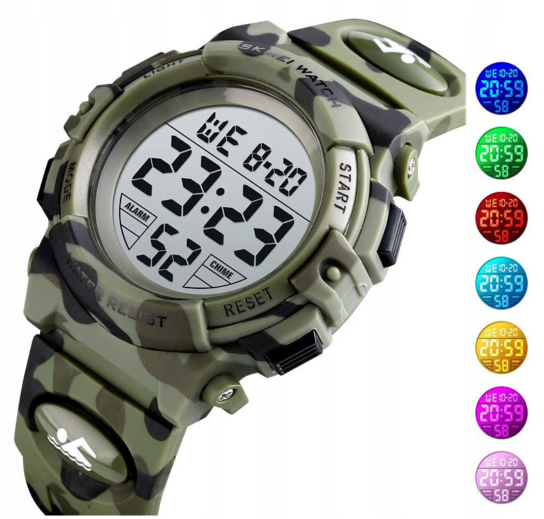 Children's watch SKMEI military many electronic functions