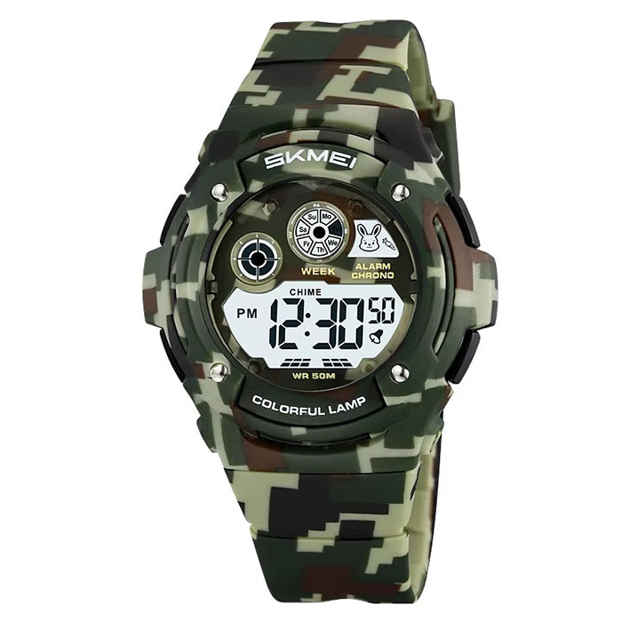 Children's watch SKMEI rubber electronic sports strap many functions Brand Skmei