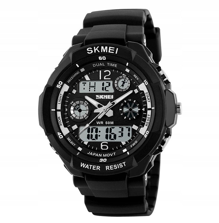 Children's watch SKMEI rubber electronic sports strap many functions Packaging status original