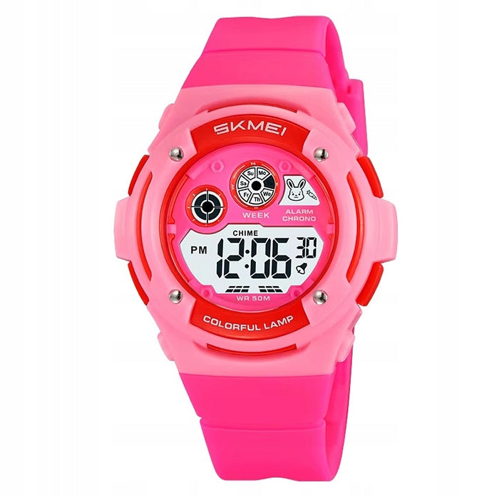 Children's watch SKMEI rubber electronic sports strap many functions