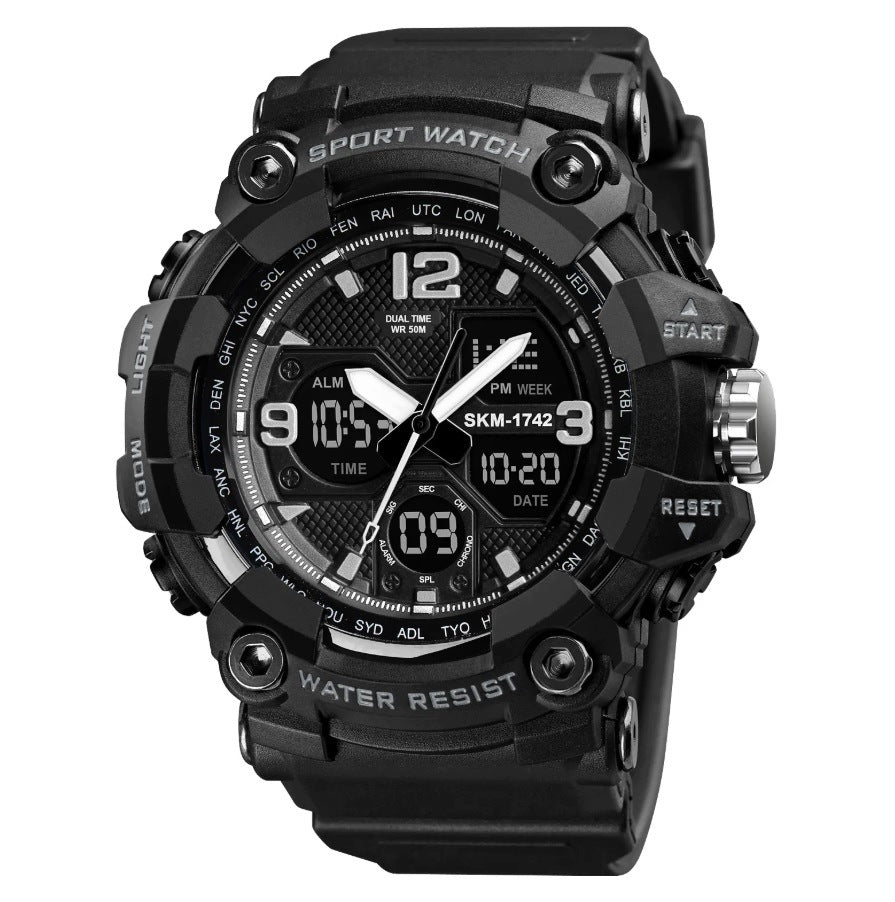 Children's watch SKMEI sk.117421a.chd electronic black many functions
