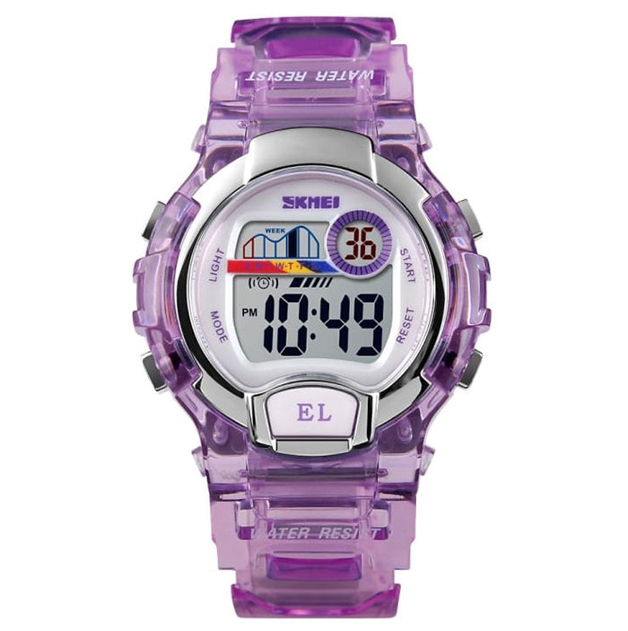 Children's watch SKMEI skm.114501a.chd electronic purple many functions Packaging status original
