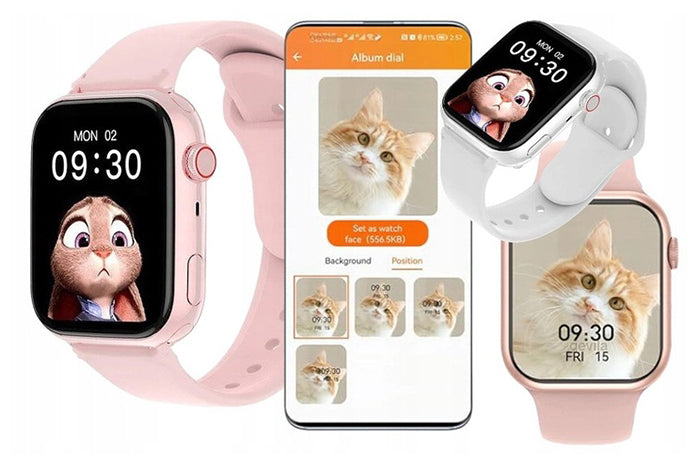 Children's watch / SKMEI / smartwatch / heart rate monitor / touch screen / HIT