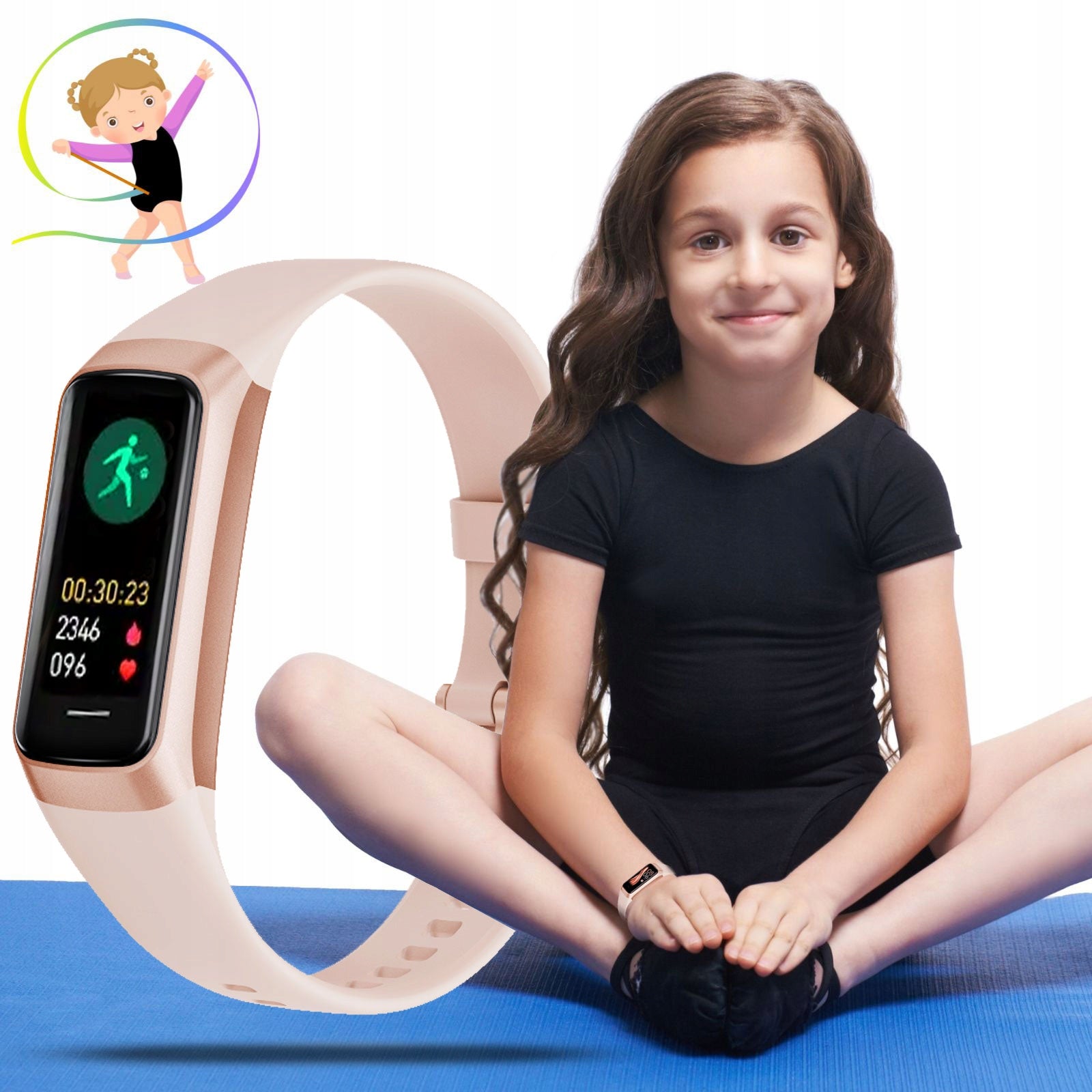 Children's watch SMARTWATCH AMOLED SMARTBAND FIT SMS STEPS PULSE THERMOMETER Packaging status original