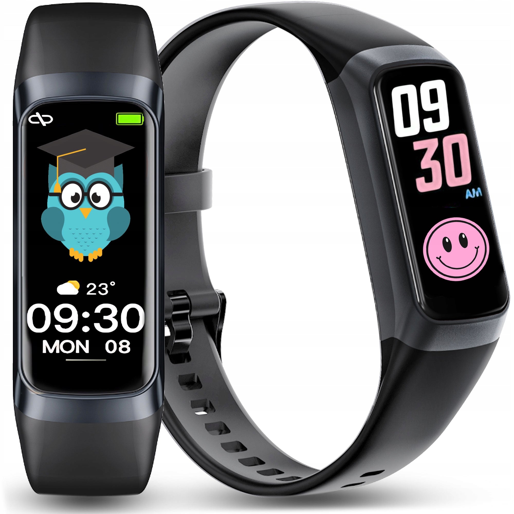 Children's watch SMARTWATCH AMOLED SMARTBAND FIT SMS STEPS PULSE THERMOMETER