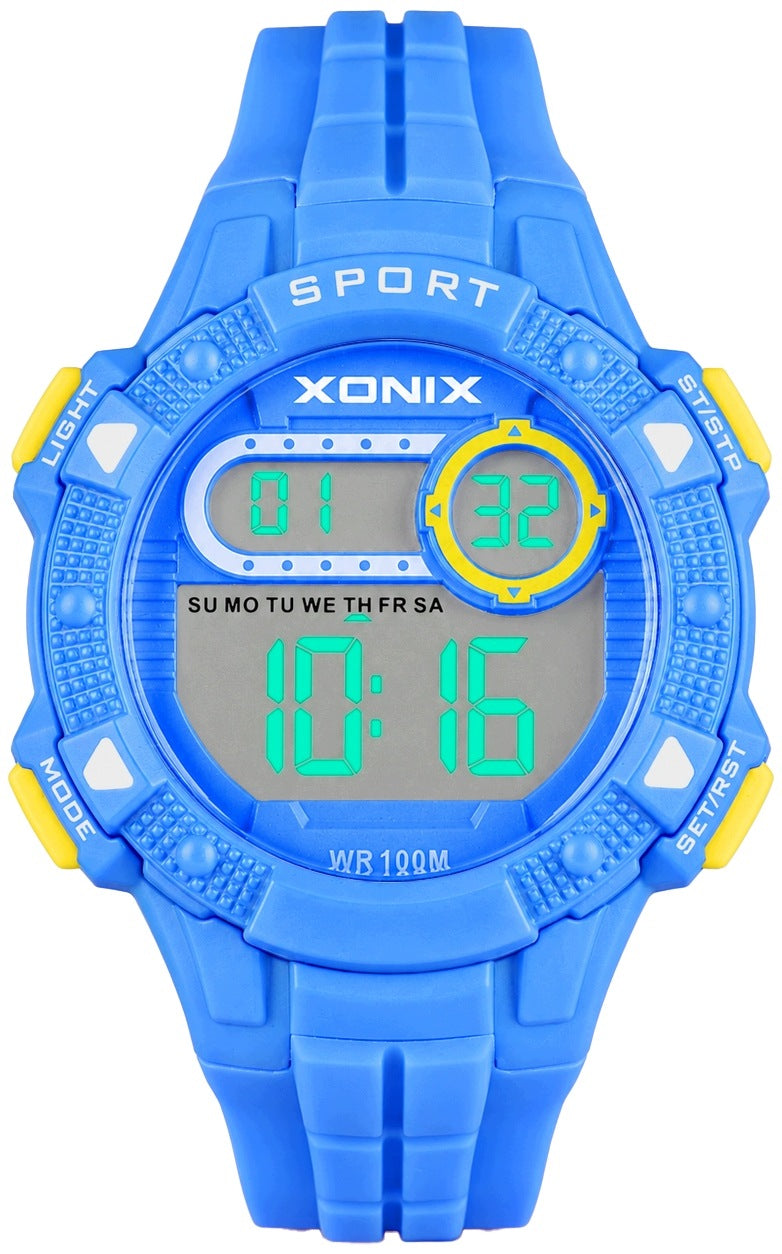 Children's watch XONIX digital LED 10 ATM stopwatch alarm timer Brand Xonix