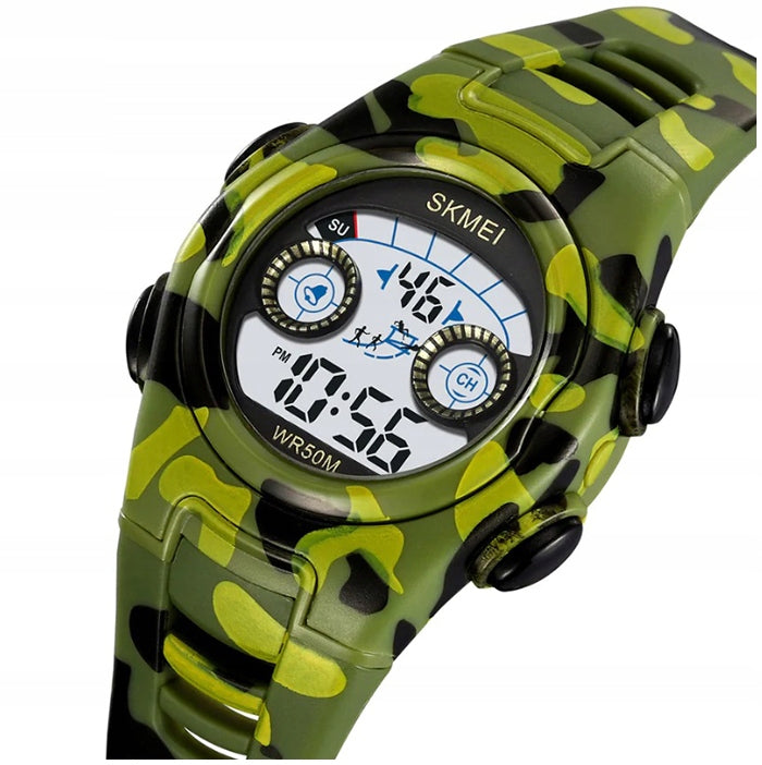 Children's watch / electronic / sports stopwatch alarm date 12/24