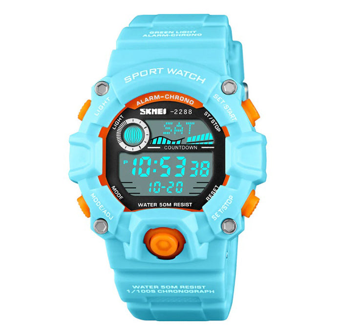 Children's watch / electronic / turquoise / many functions Brand no brand