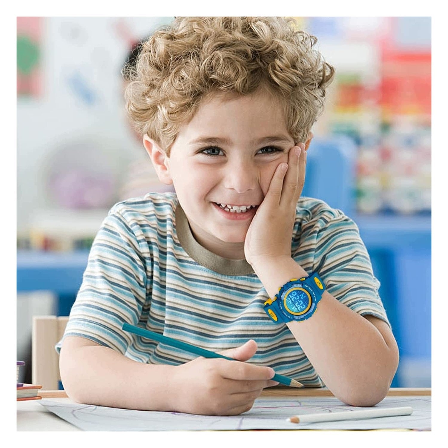 Children's watch - waterproof sports watch with alarm and stopwatch Brand no brand