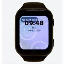 Children's watch with GPS Silvergear Black with ringing function