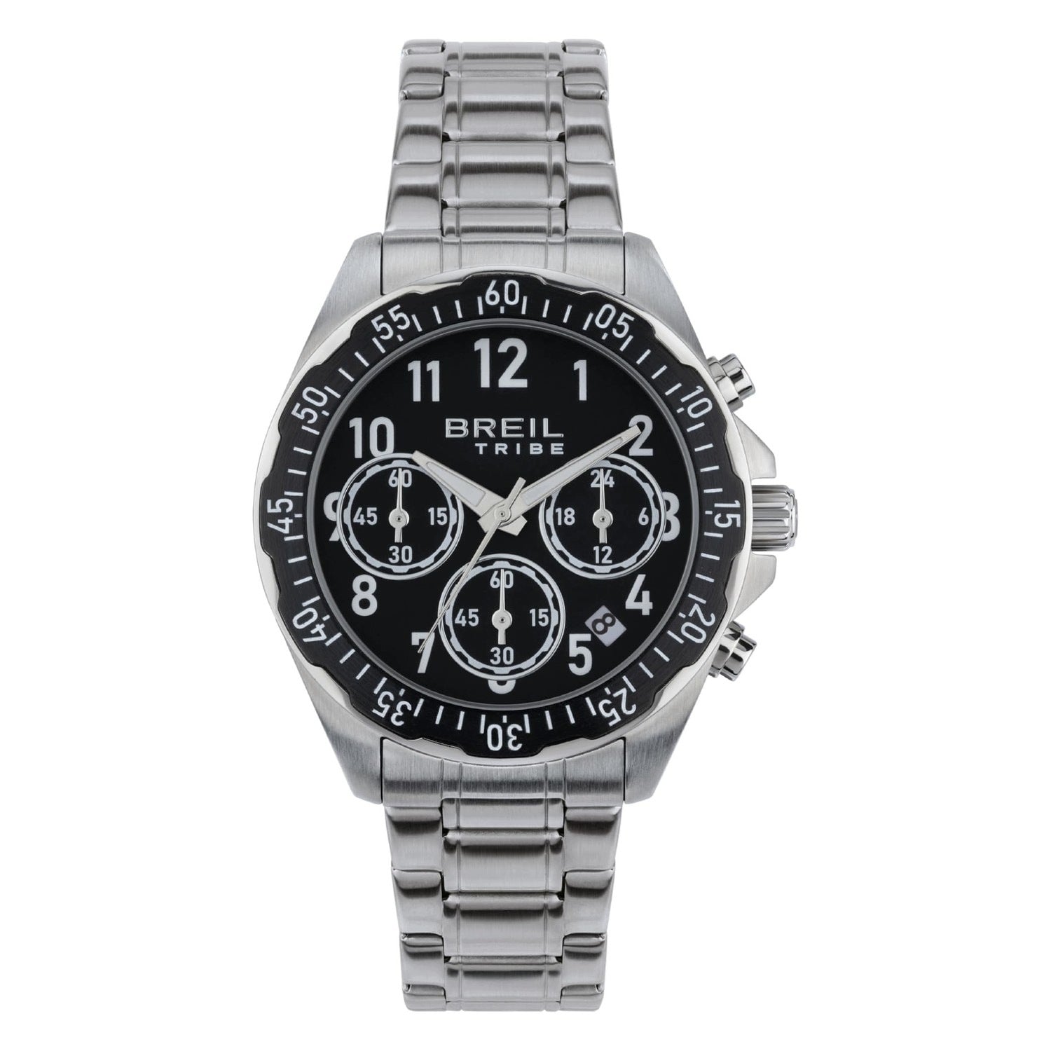Children's watch - with chronograph - black dial