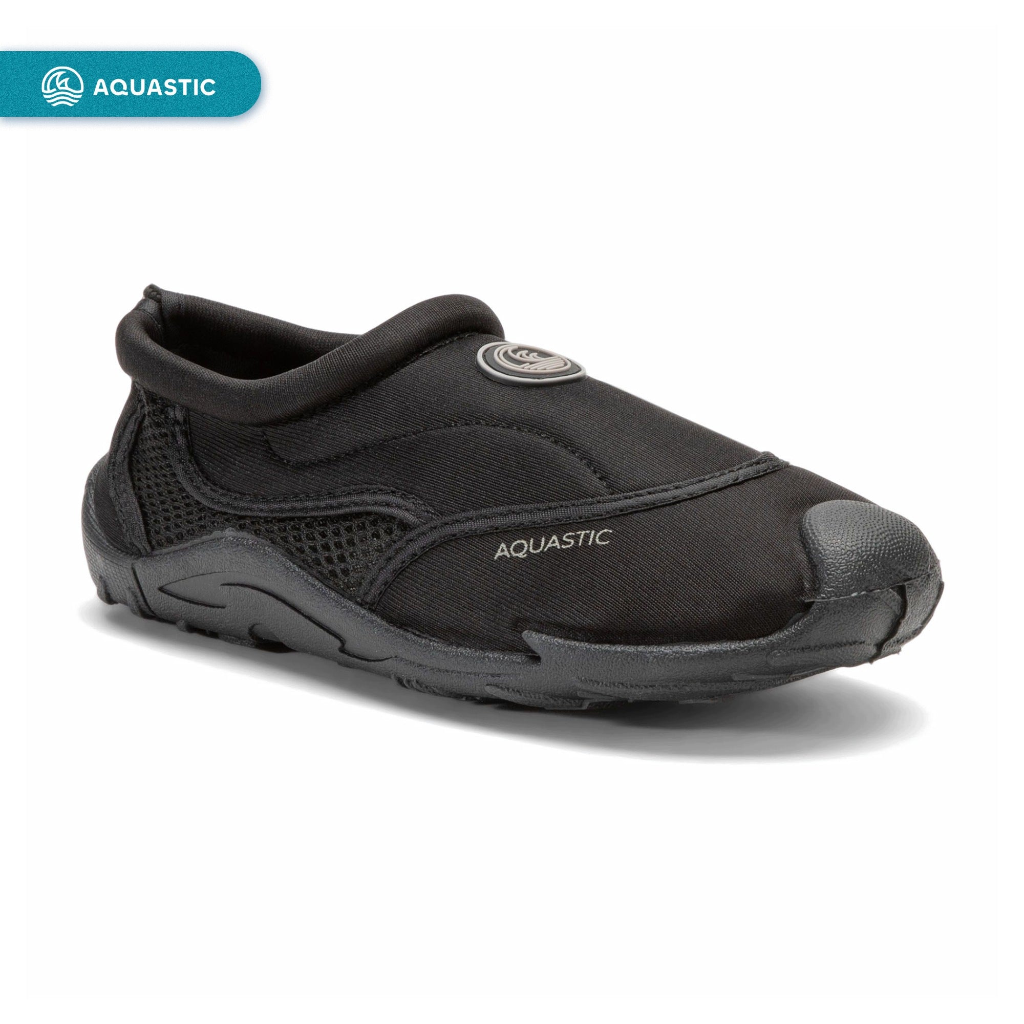 Children's water shoes AQUASTIC Kea black FOR BEACH ECHINACEA STONES 34 Manufacturer code AQS-B4I115-BK