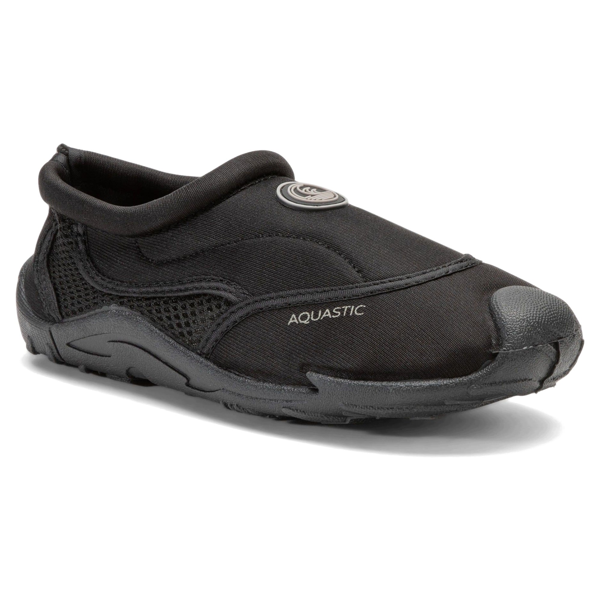 Children's water shoes AQUASTIC Kea black FOR BEACH ECHINACEA STONES 34