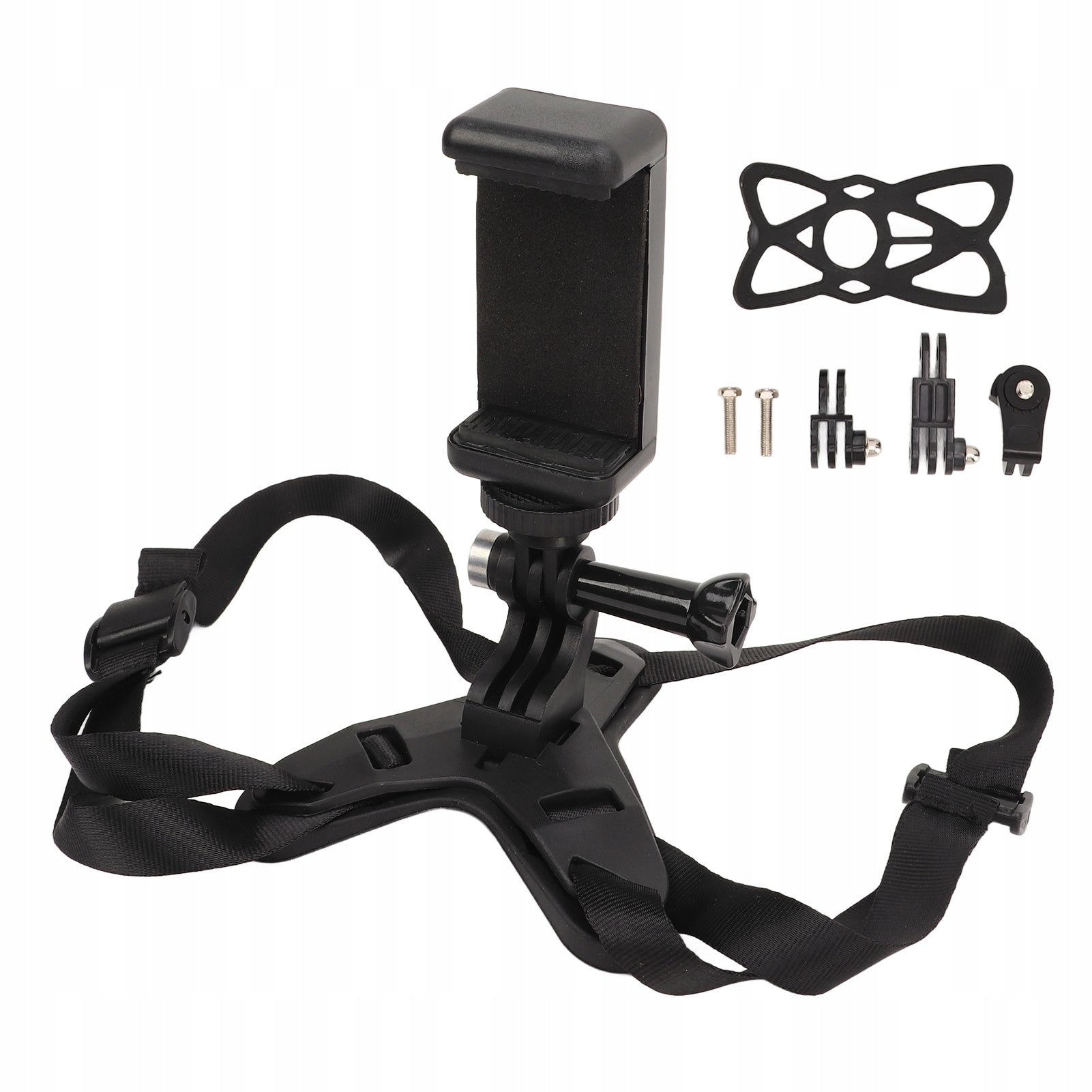 Chin Strap Attachment Kit for Motorcycle Helmet Black, AA