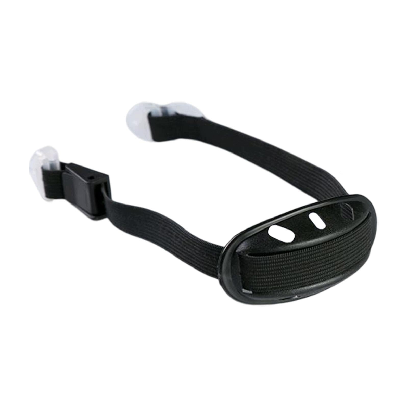 Chin Strap Helmet Accessories Adjustable Polyester Quick Clips Black