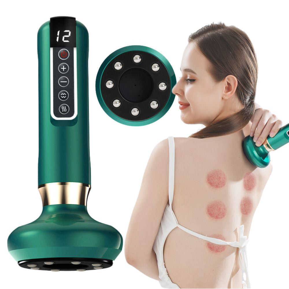 Chinese Bubble Massage Vacuum Handheld Massager with Heating