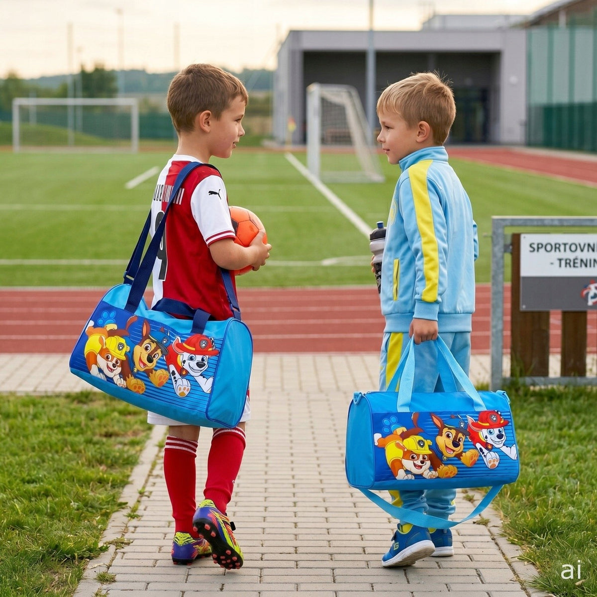 Chlapecká sportovní taška Paw Patrol Světle modrá Brand Setino
