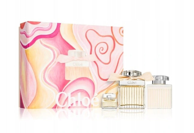 Chloé Chloé set for women EDT 75 ml + milk 100 ml + EDP 5 ml