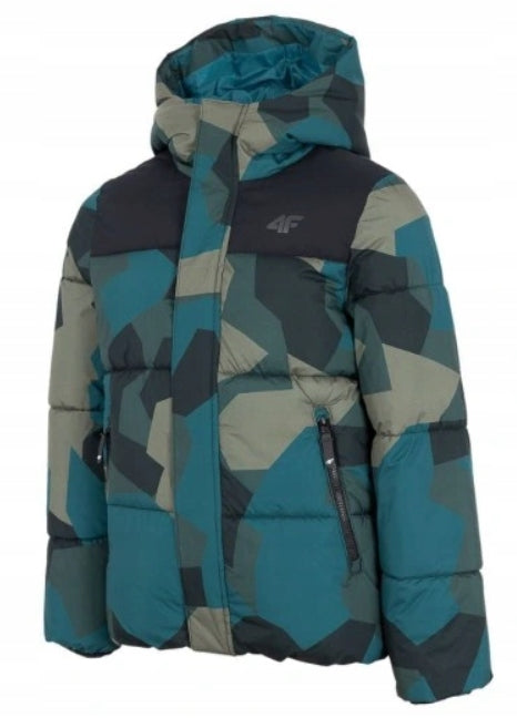 Jacke für Jungen 4F multikolor allover HJZ22 JKUMP004 90A 