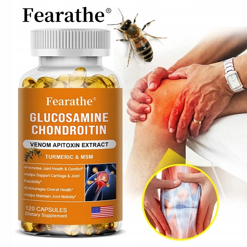 Chondroitin glucosamine capsules Capsules with bee venom extract... Manufacturer code Fearathe