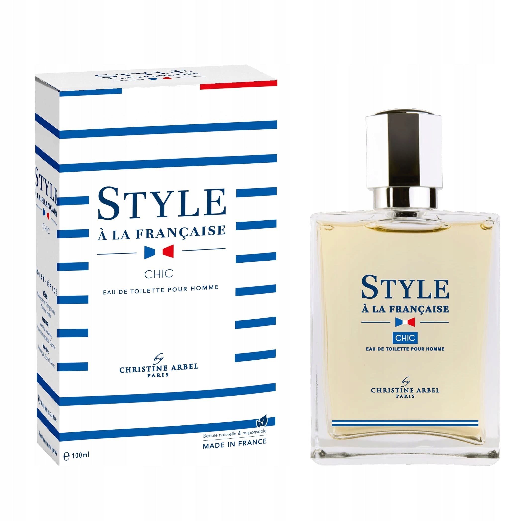 Christine ARBEL PARIS - FRENCH eau de toilette CHIC for men 100 ml