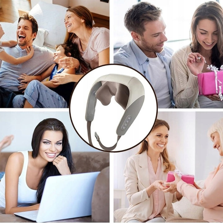 Christmas Gift: Shiatsu Wireless Neck Massager with Heating Manufacturer code HHY-25259