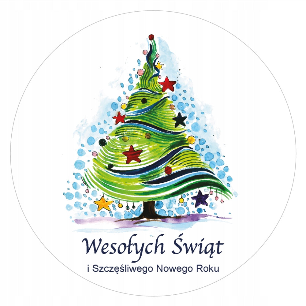 Christmas Stickers MERRY CHRISTMAS TREE 100pcs