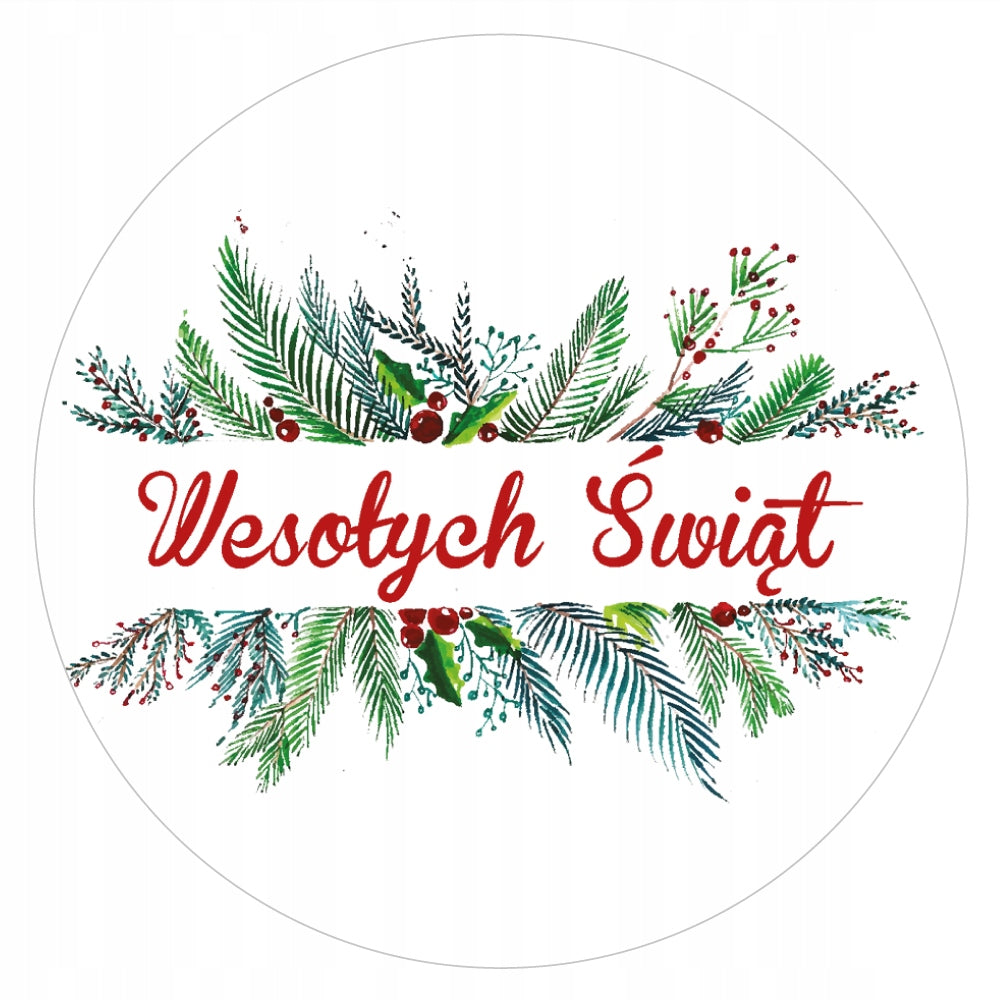 Christmas Stickers MERRY CHRISTMAS TREE 48pcs