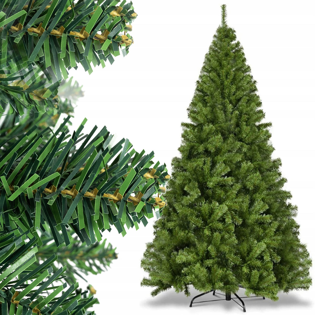 Christmas Tree Artificial Fir 180cm Dense Christmas Stand Beautiful Green