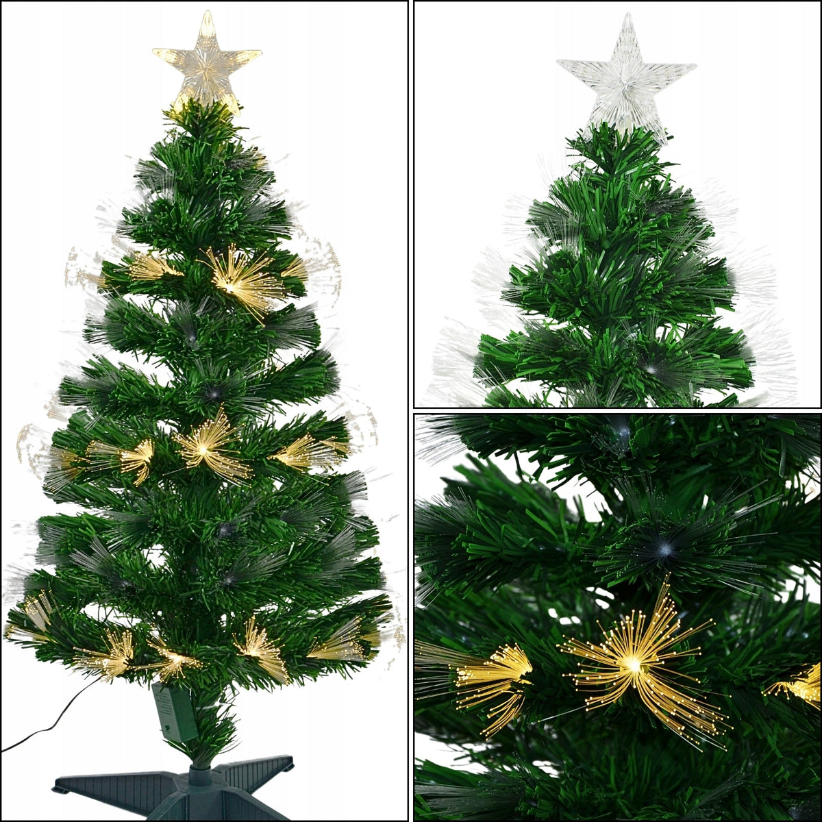 Christmas Tree Decorative Fiber Optic 90cm Christmas Ornament Programmer Timer Manufacturer code 531327