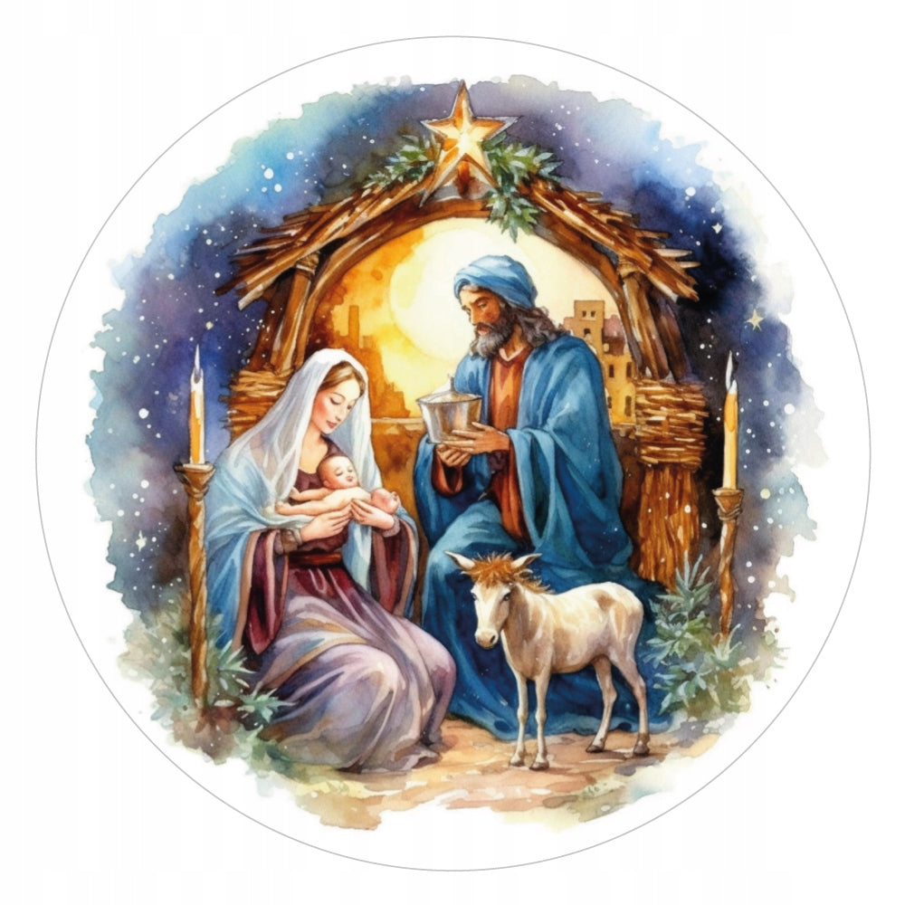 Christmas stickers MERRY CHRISTMAS devotionals Christmas 48 pieces