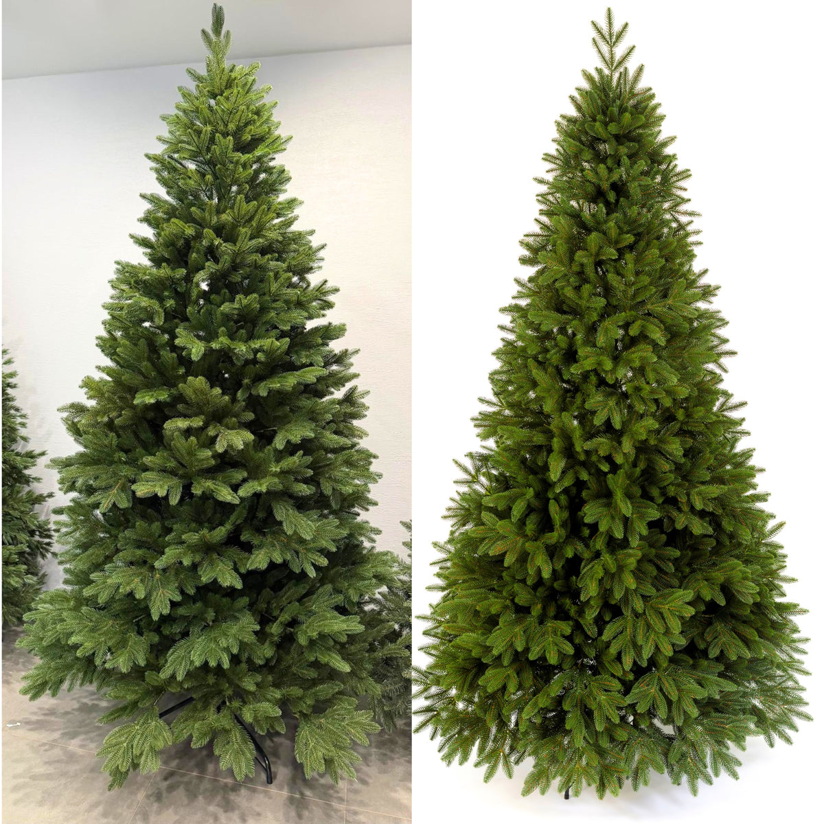 Christmas tree Exclusive artificial Spruce 3D 100% PE 250 cm silicone REAL TREE Manufacturer code świerk pe 3d 100%