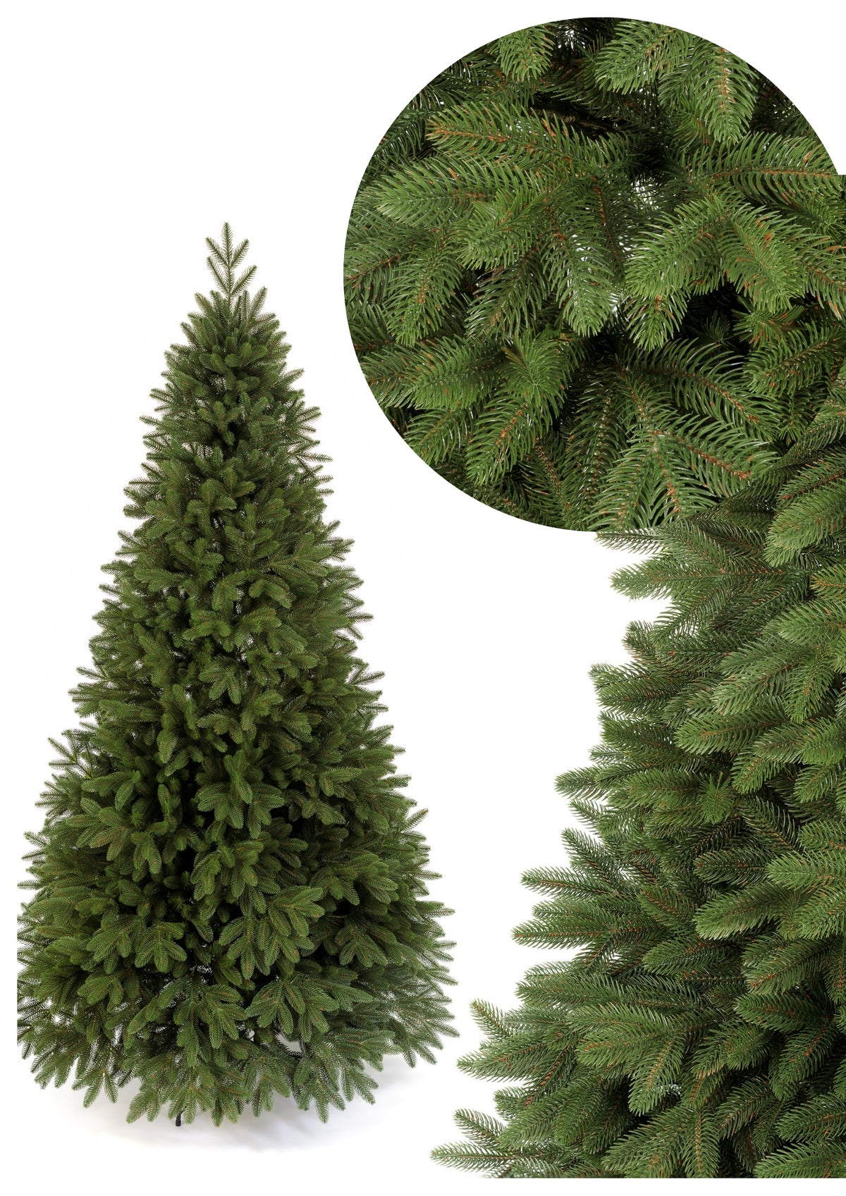 Christmas tree Exclusive artificial Spruce 3D 100% PE 250 cm silicone REAL TREE