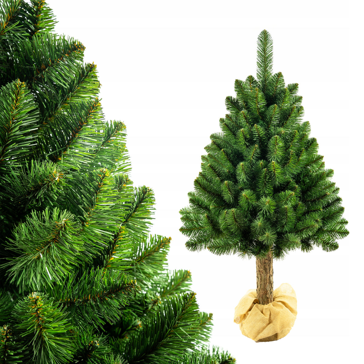 Christmas tree artificial pine on the trunk 130 cm
