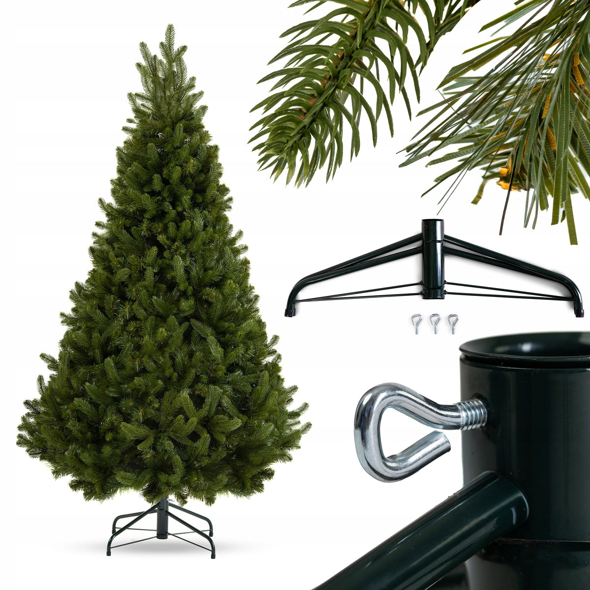 Christmas tree artificial thick FIR Noble 220cm Corciano Christmas green
